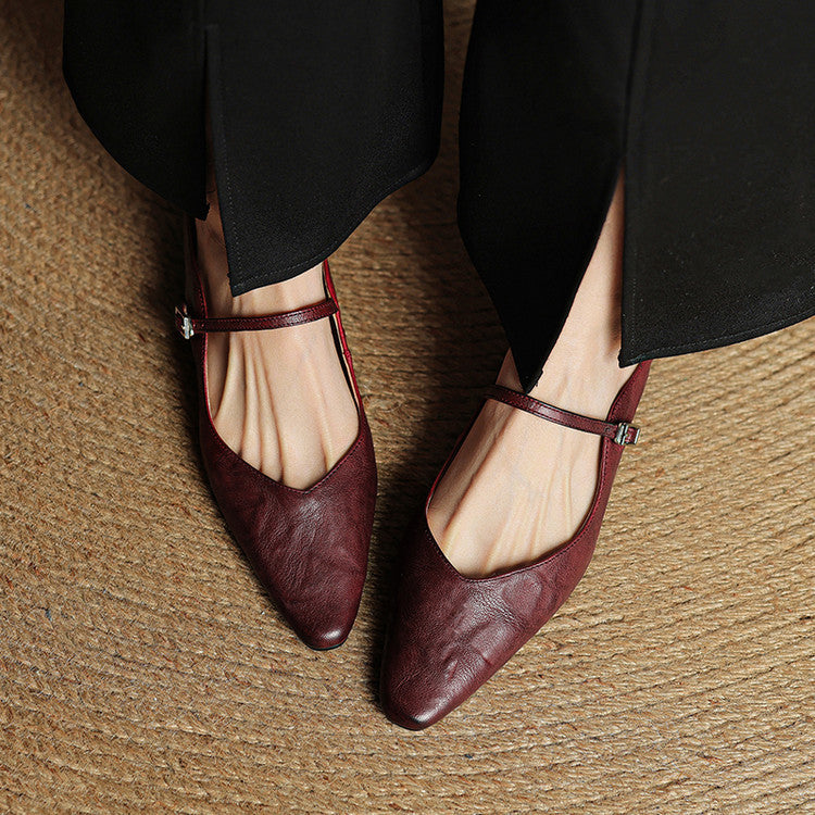 Hannah™ | Orthopedic Leather Mules