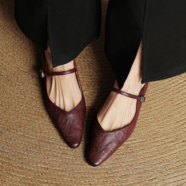 Hannah™ | Orthopedic Leather Mules