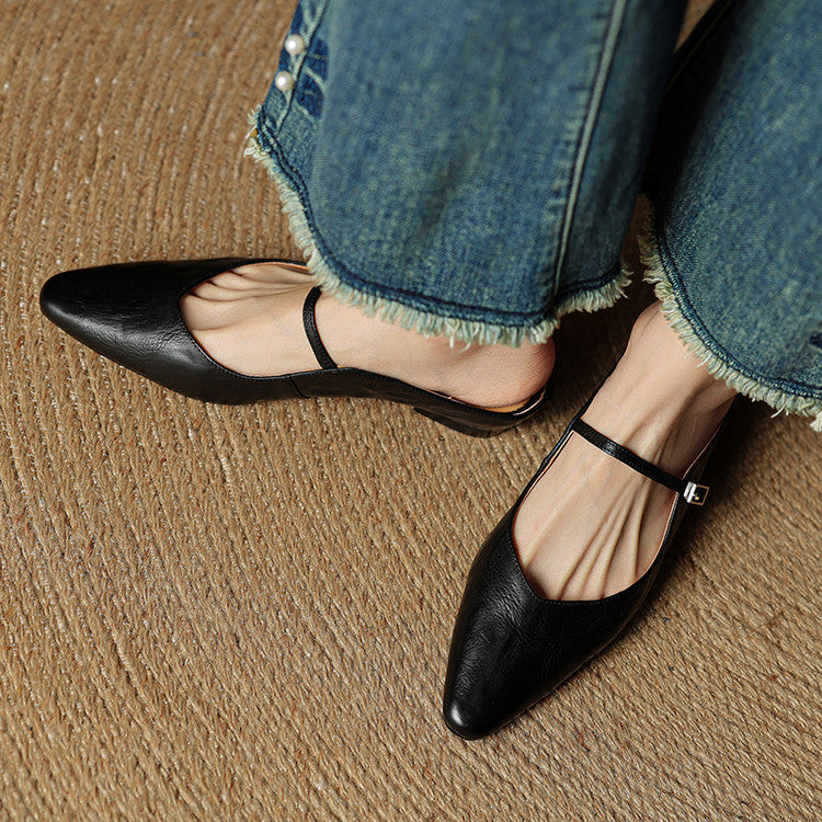 Hannah™ | Orthopedic Leather Mules
