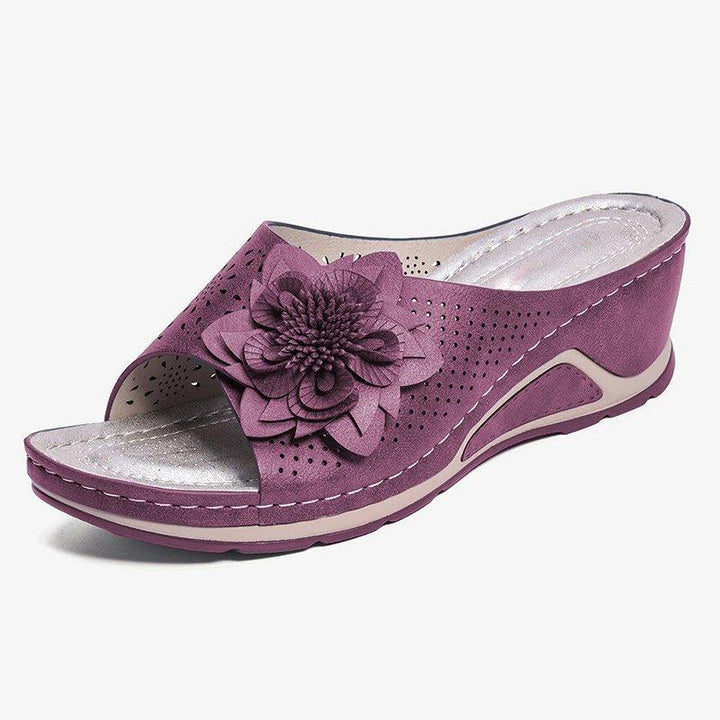 Meredith™ | Orthopedic Comfort Wedge Slide Sandals