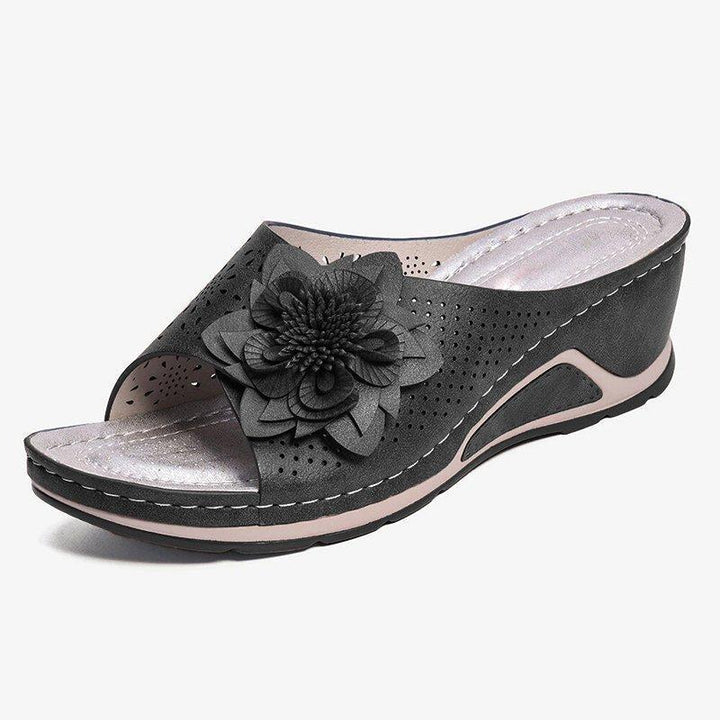 Meredith™ | Orthopedic Comfort Wedge Slide Sandals