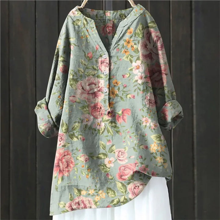 Angie | Casual Floral Blouse