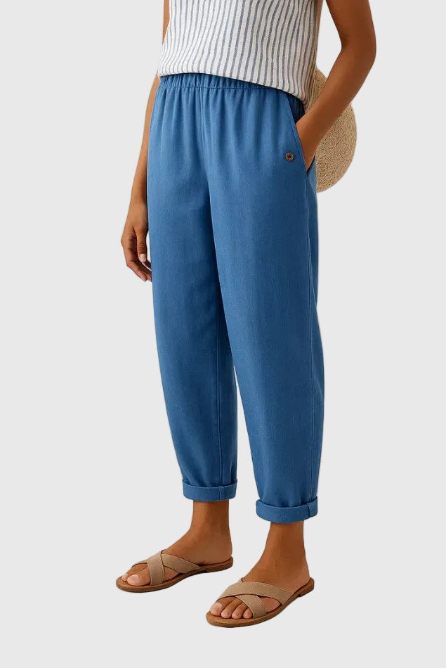Marilyn | Timeless Linen-Cotton Trousers