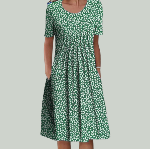 Zelda™ | Loose Fit Summer Printed Midi Dress