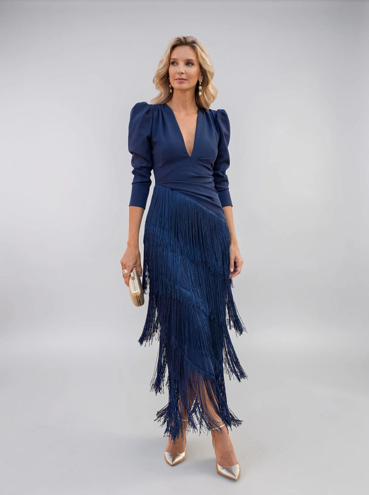 Francesca™ | Modern Statement Midi Dress