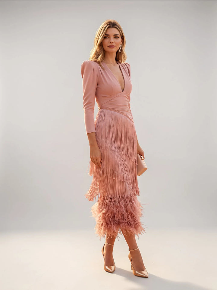 Francesca™ | Modern Statement Midi Dress