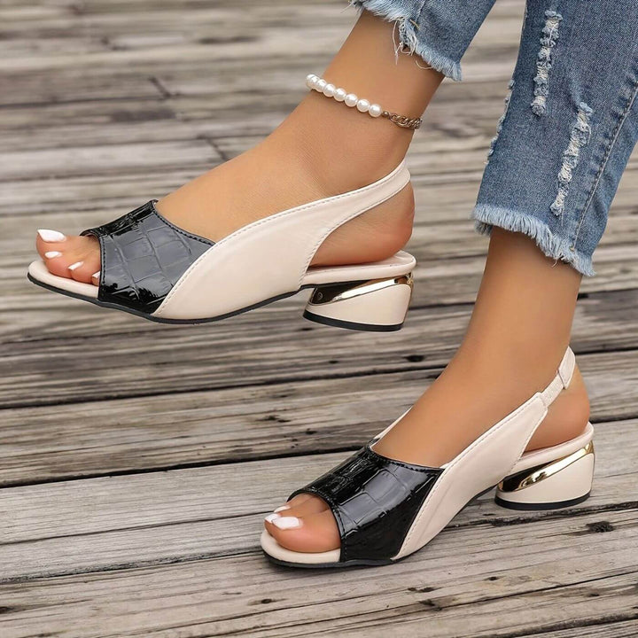 Jasmine | Elegant Low Heel Orthopedic Sandals