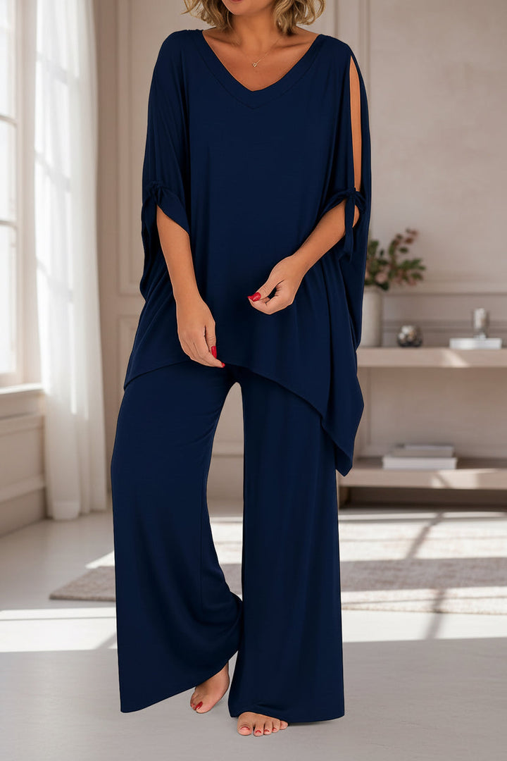 Corine™ | Comfortable Knit Top Trouser Set
