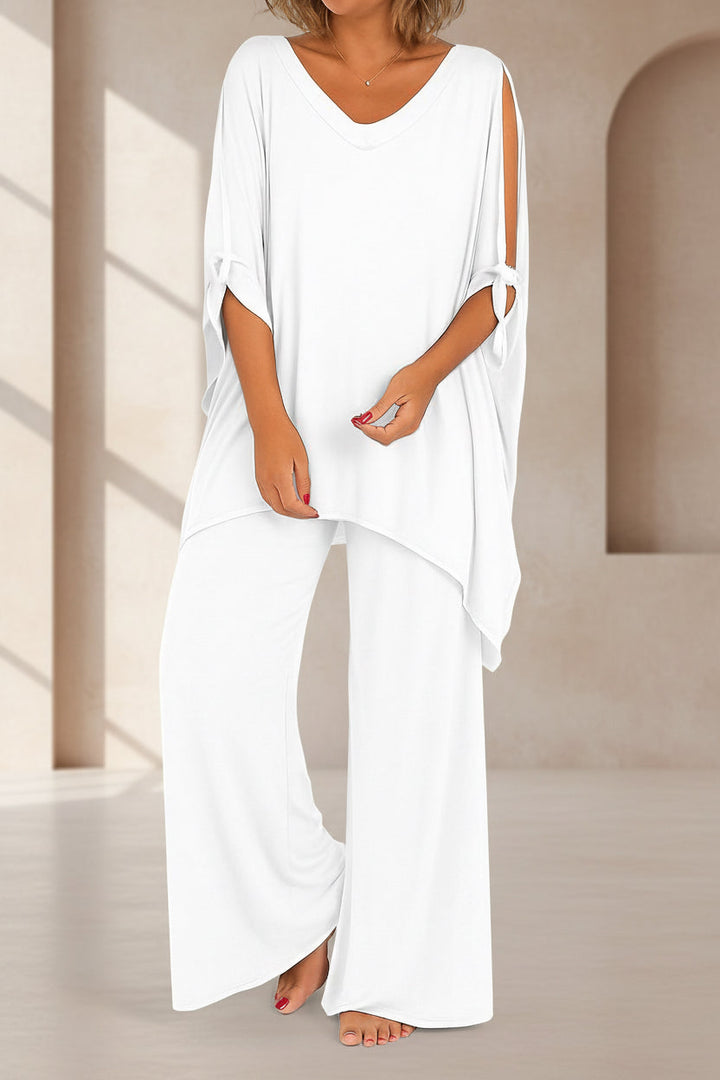 Corine™ | Comfortable Knit Top Trouser Set