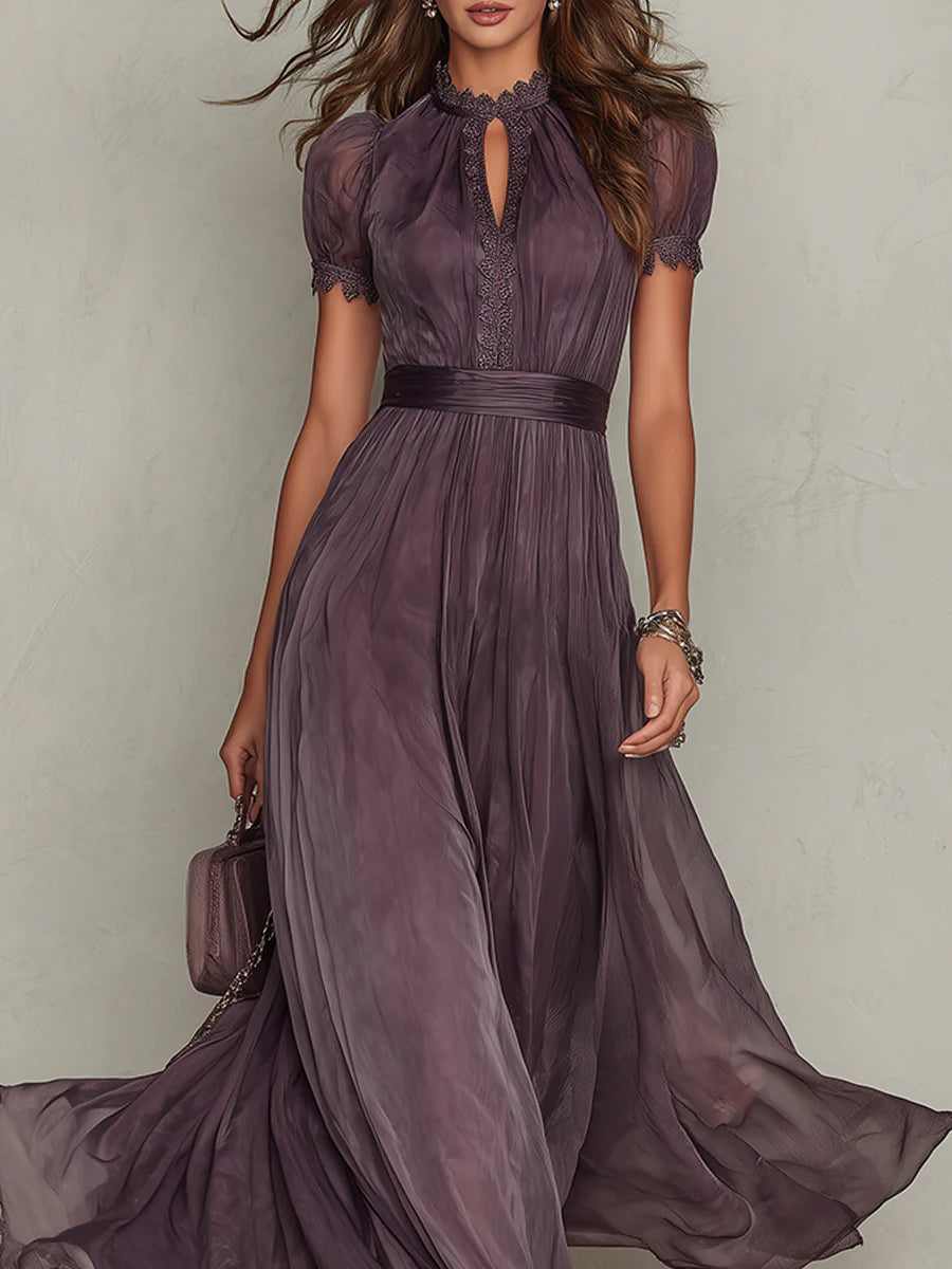 Marissa™ | Refined Waist-Tie Flow Dress