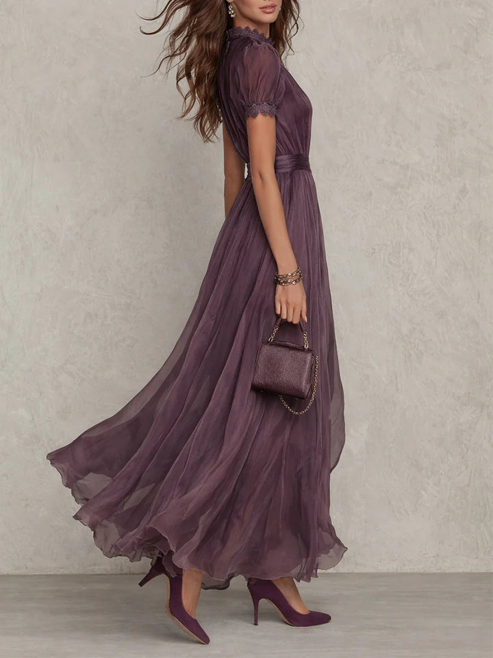 Marissa™ | Refined Waist-Tie Flow Dress
