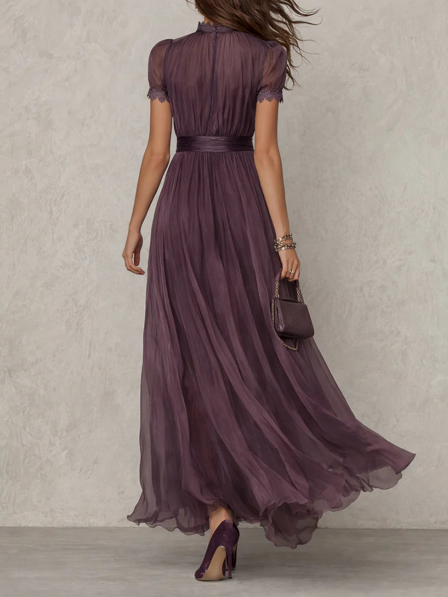 Marissa™ | Refined Waist-Tie Flow Dress