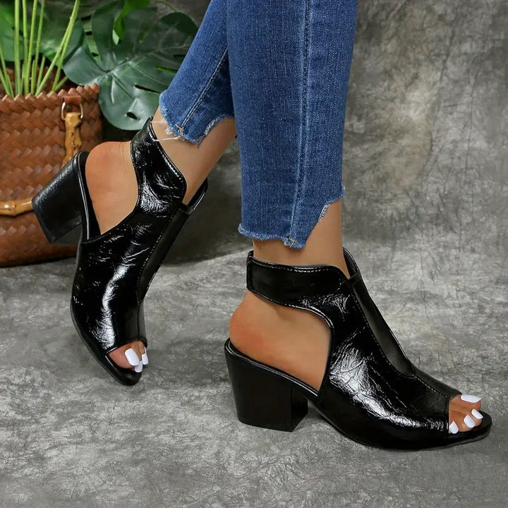 Frida™ | Simple Elegant Block Heel Sandals