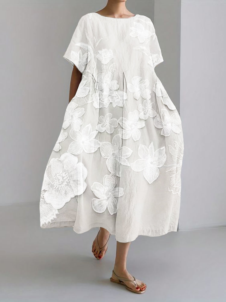 Oaklyn™ | Elegant Floral Print Dress