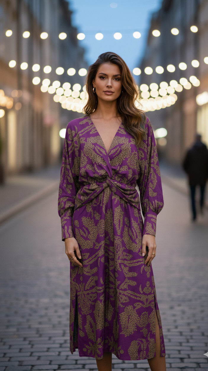 Fiona™ | Flattering Waist Knot Dress