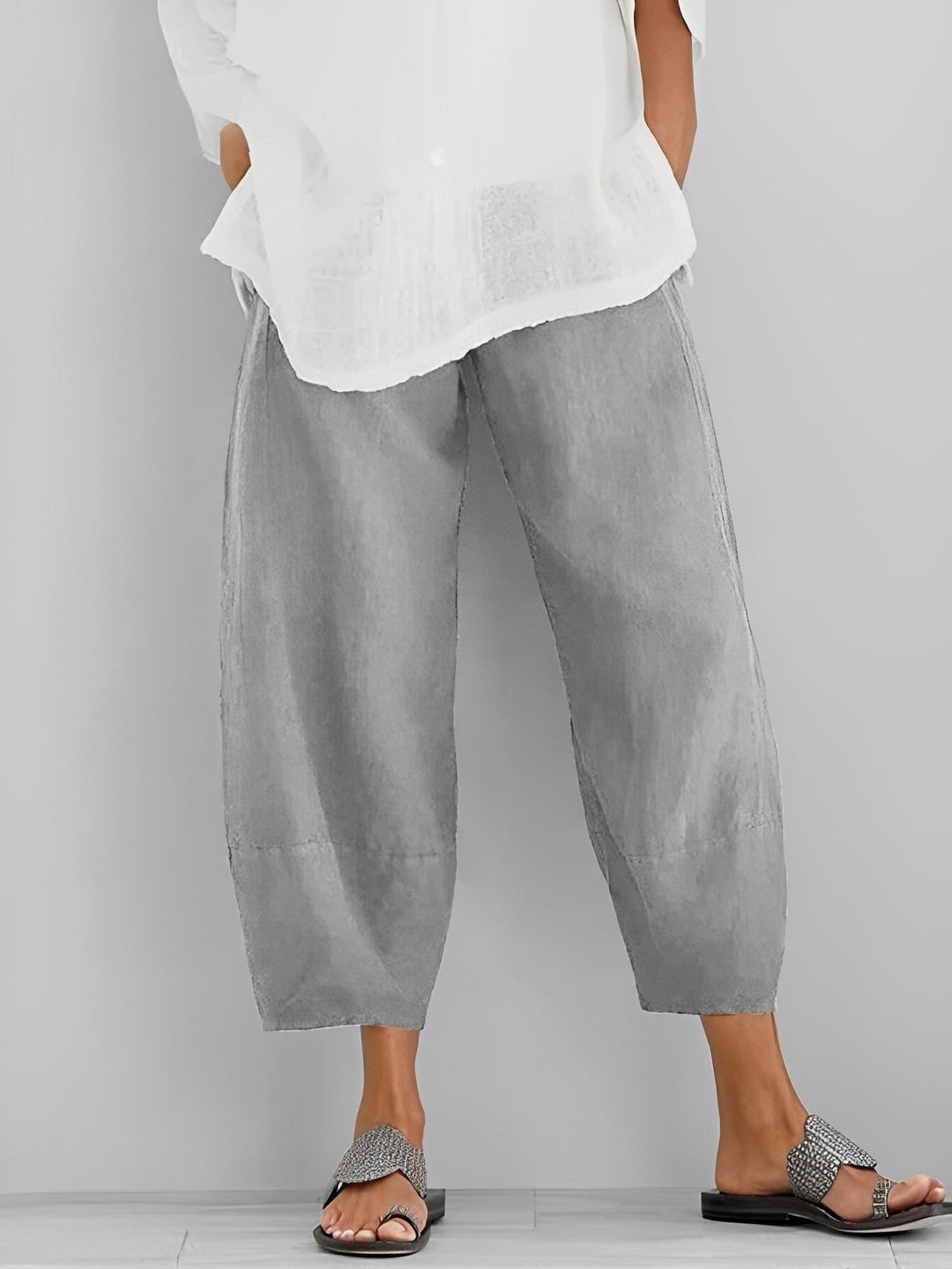 Selma™ | Minimalist Cropped Baggy Trousers