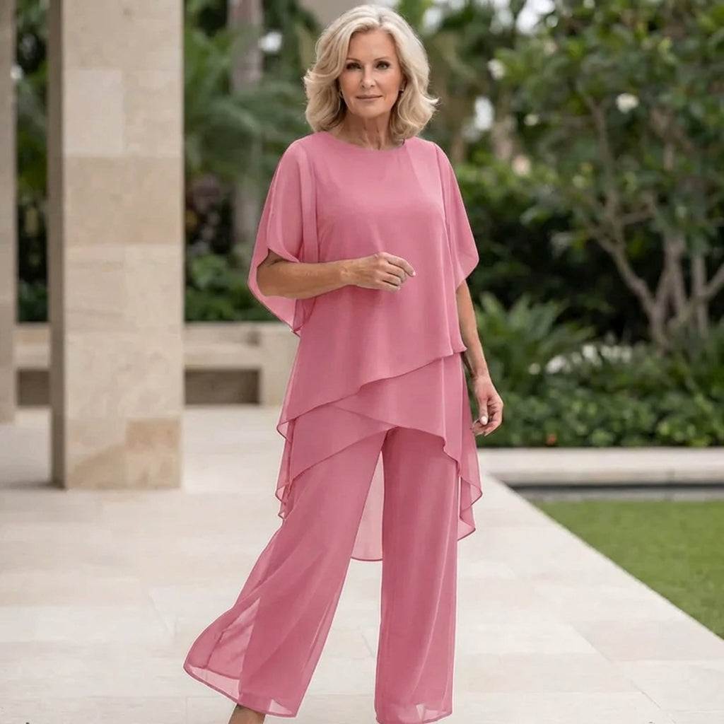 Tessa™ | Elegant Layered Pant Set