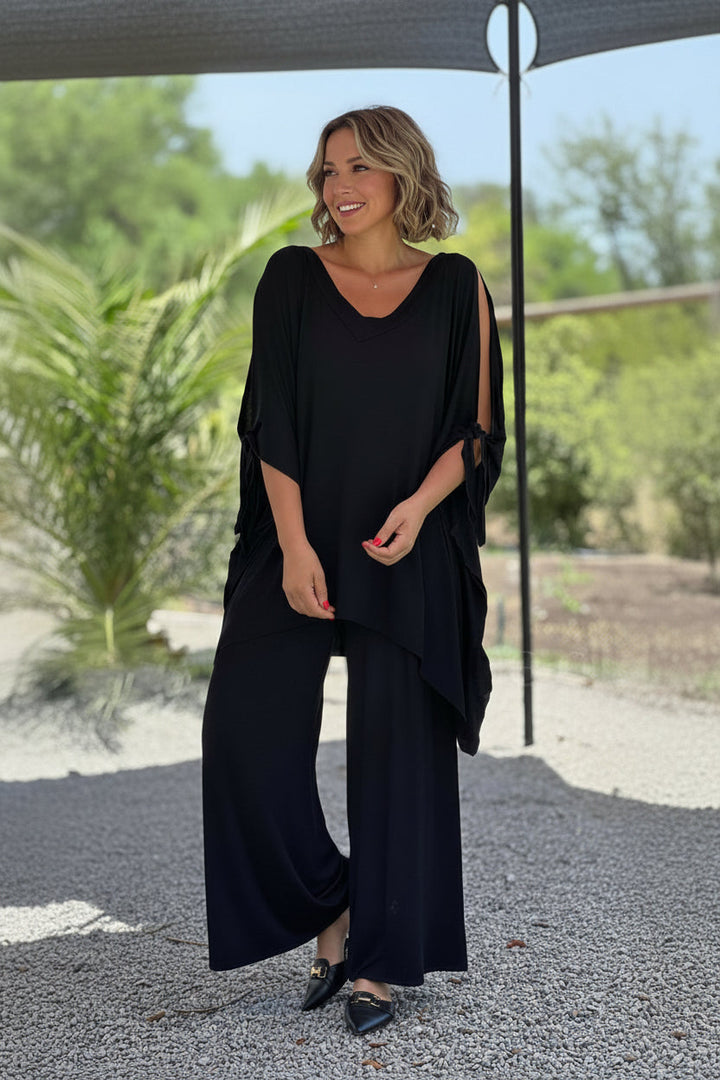 Corine™ | Comfortable Knit Top Trouser Set