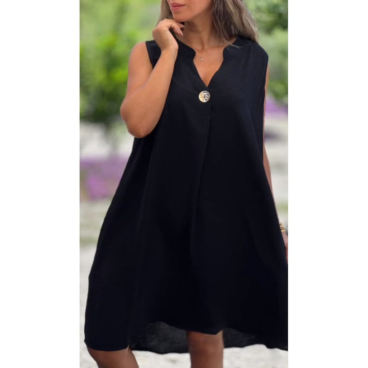 Elsie | Sleeveless V-neck Dress